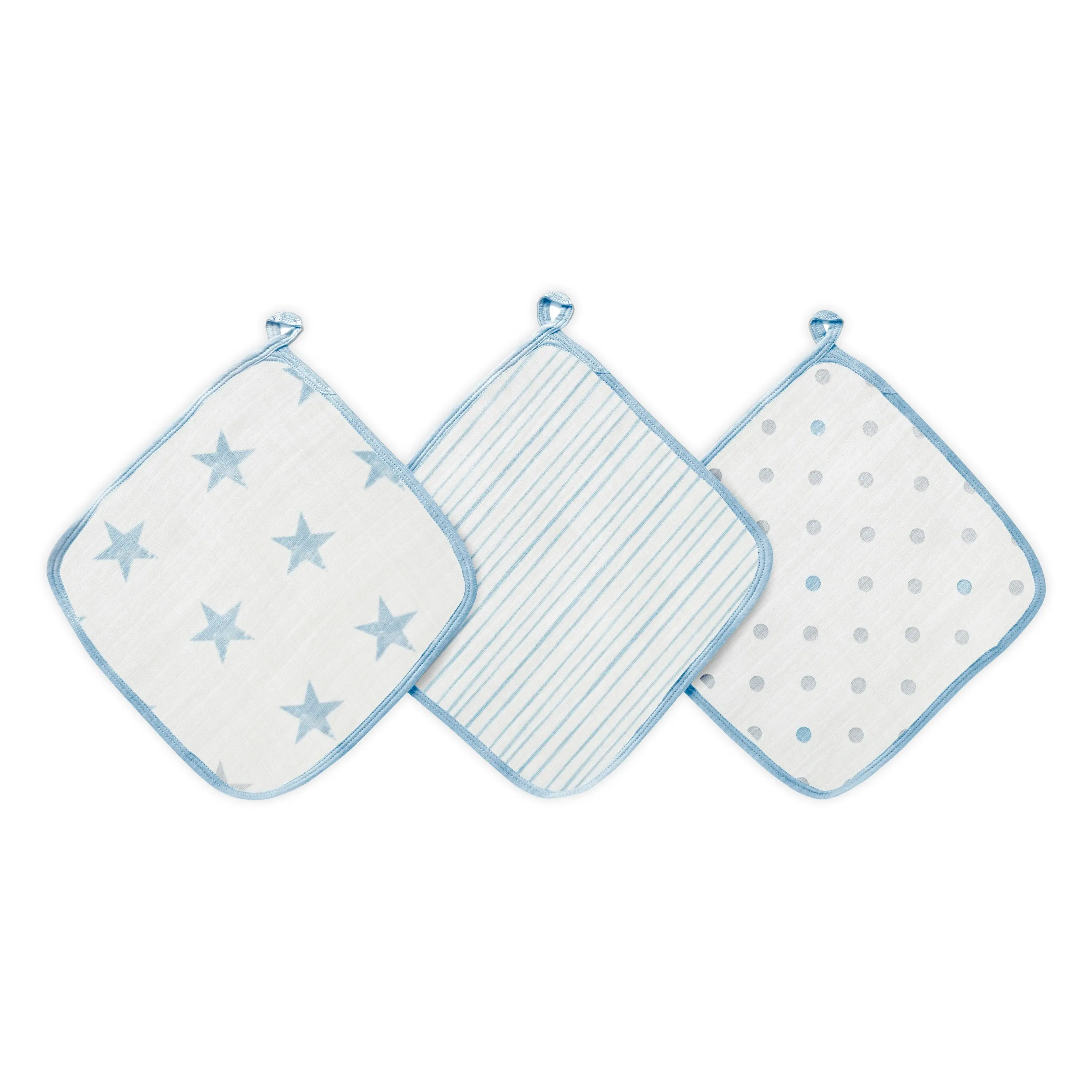 Aden Dapper 3 Pack Aden Washcloths