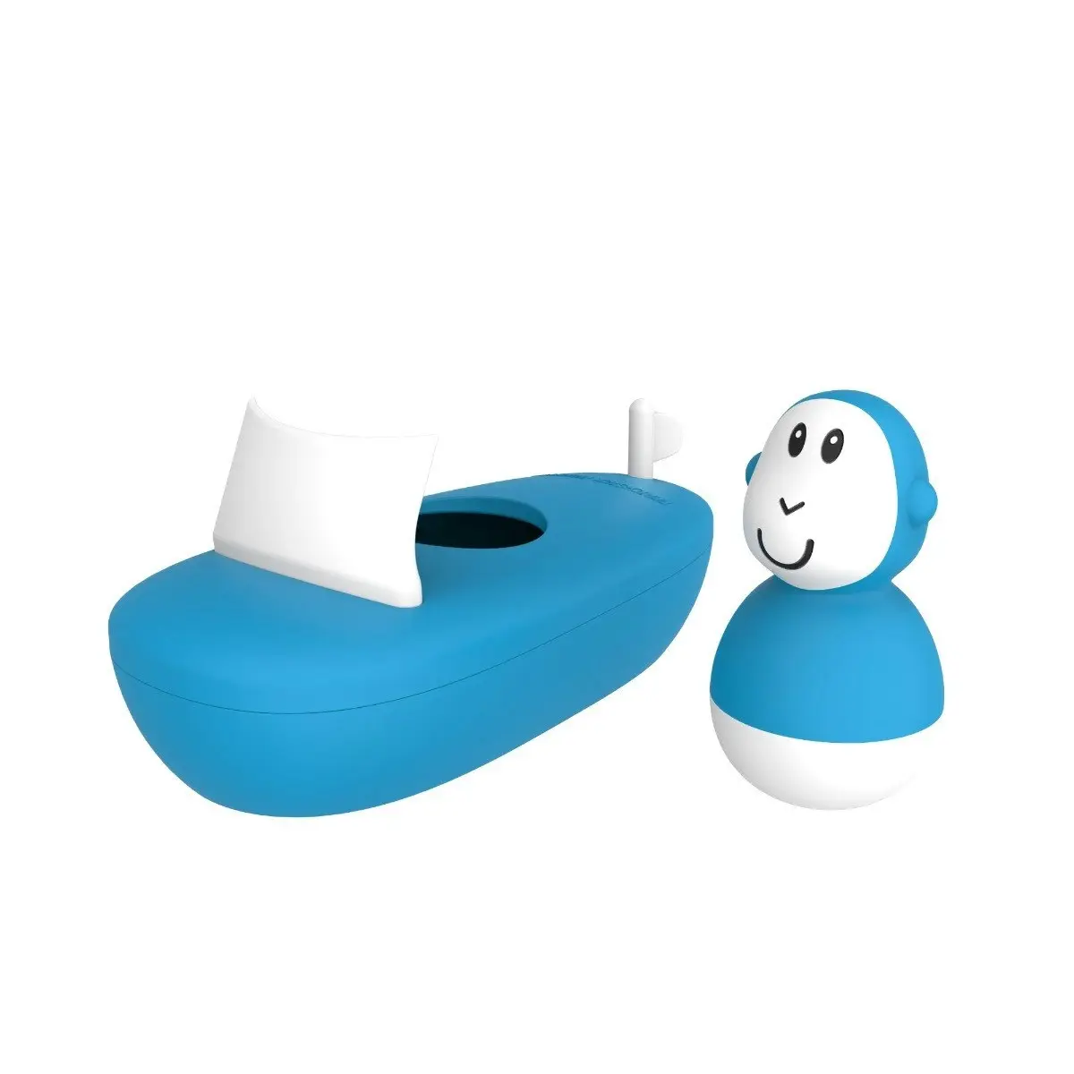 Matchstick Monkey Boat Set Blue