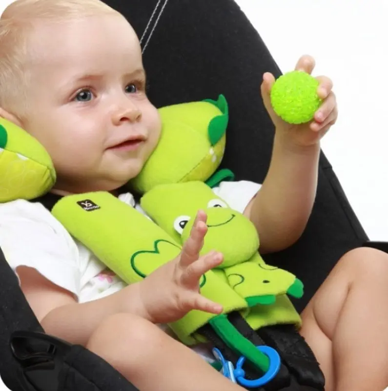 Benbat Seat Belt Pals - Frog (0-12 Months)