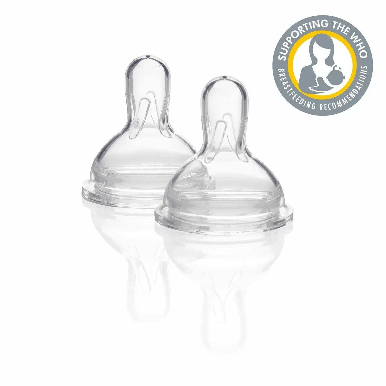 Medela Wide Base Teat Slow Flow 3 Pack