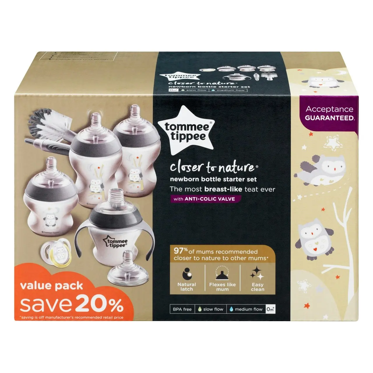 Tommee Tippee Newborn Bottle Feeding Pack