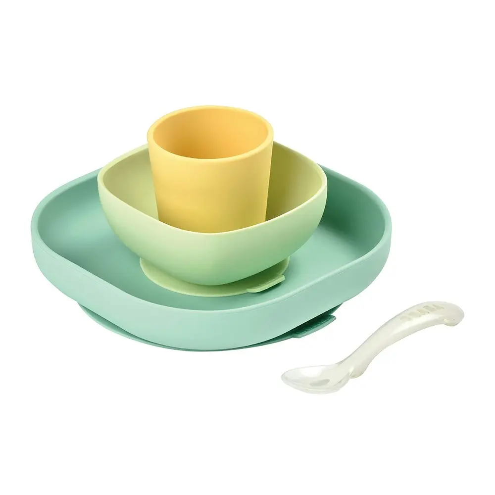 Beaba Silicone Meal Set Yellow