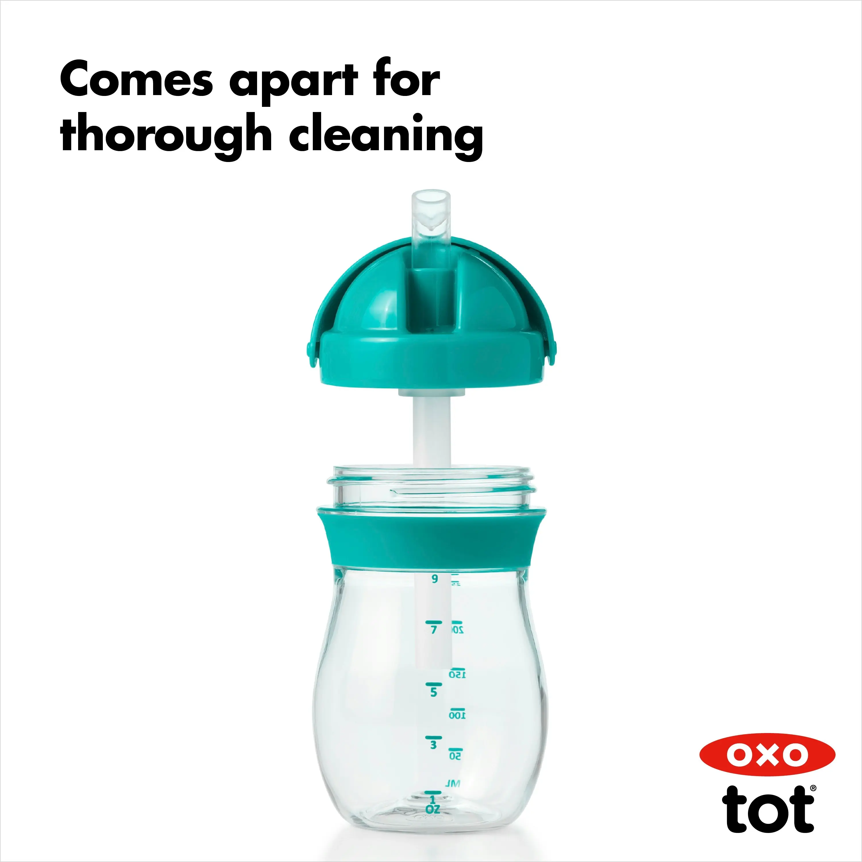 OXO Tot Grow Straw Cup Teal