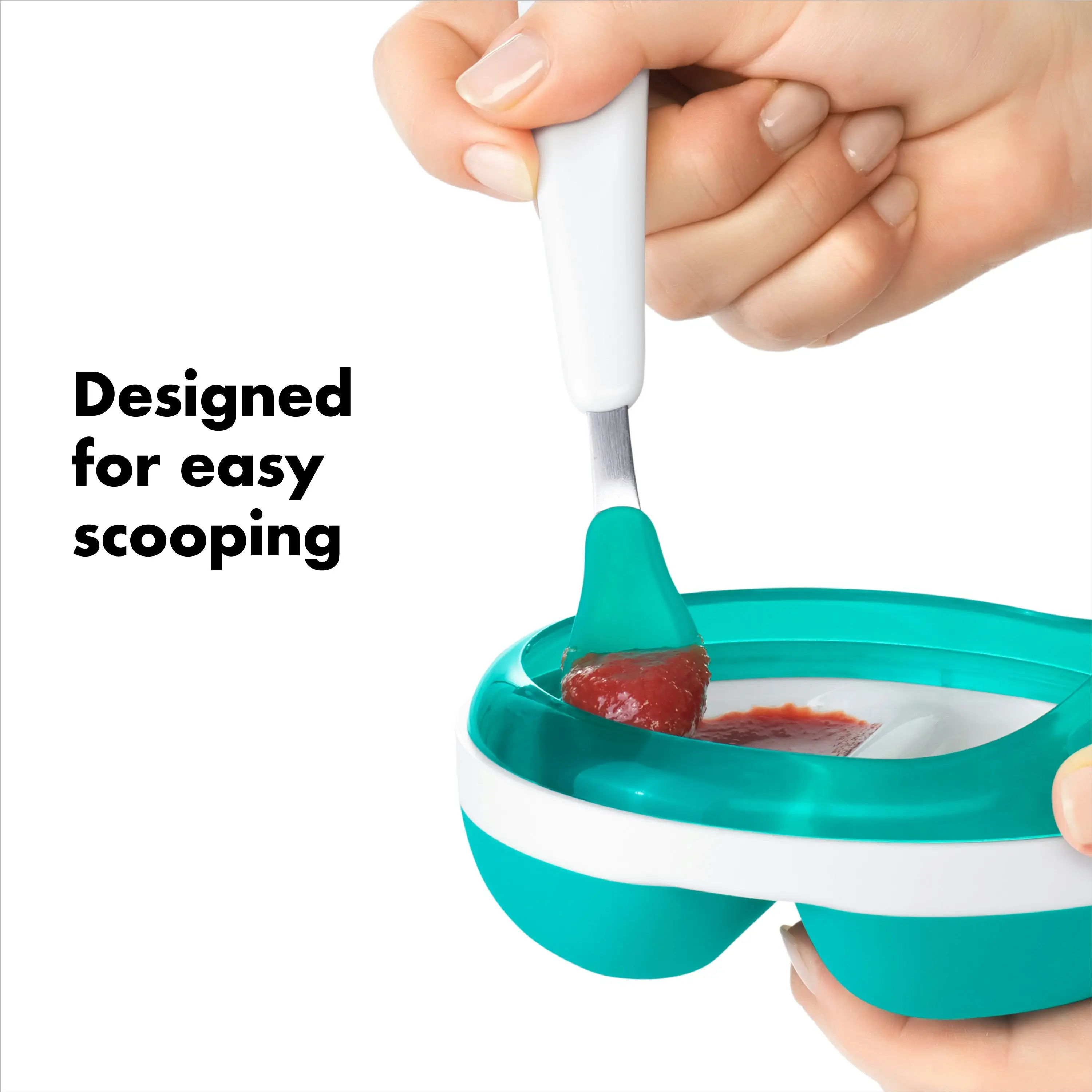 OXO Tot Feeding Spoon Set Teal