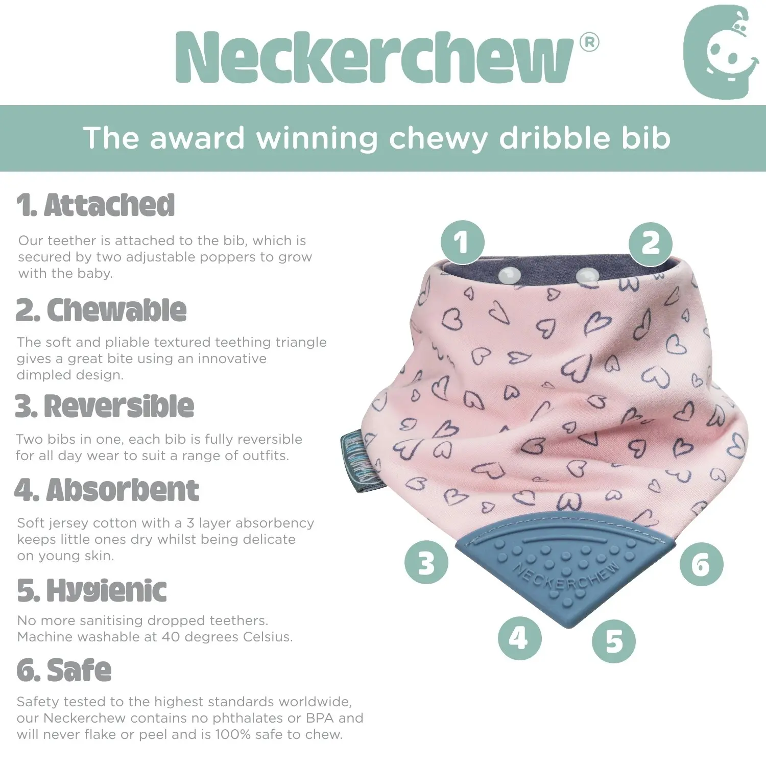 Cheeky Chompers Neckerchew Made With Love