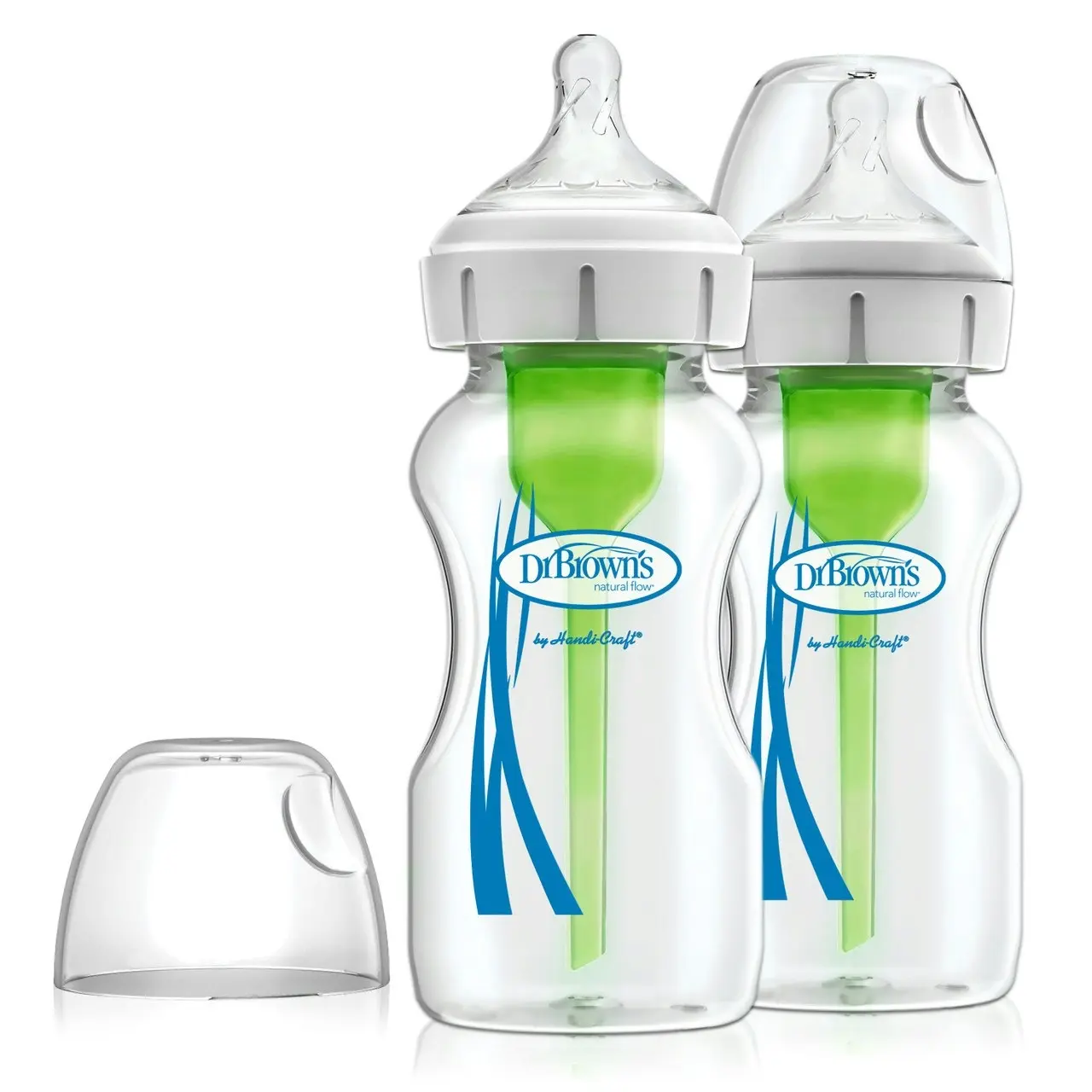 Dr Browns 270 ML Glass Feeding Bottle Wide Neck 2 Pack