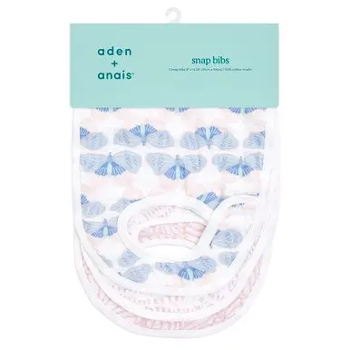 Aden Anais Deco 3 Pack Classic Snap Bibs