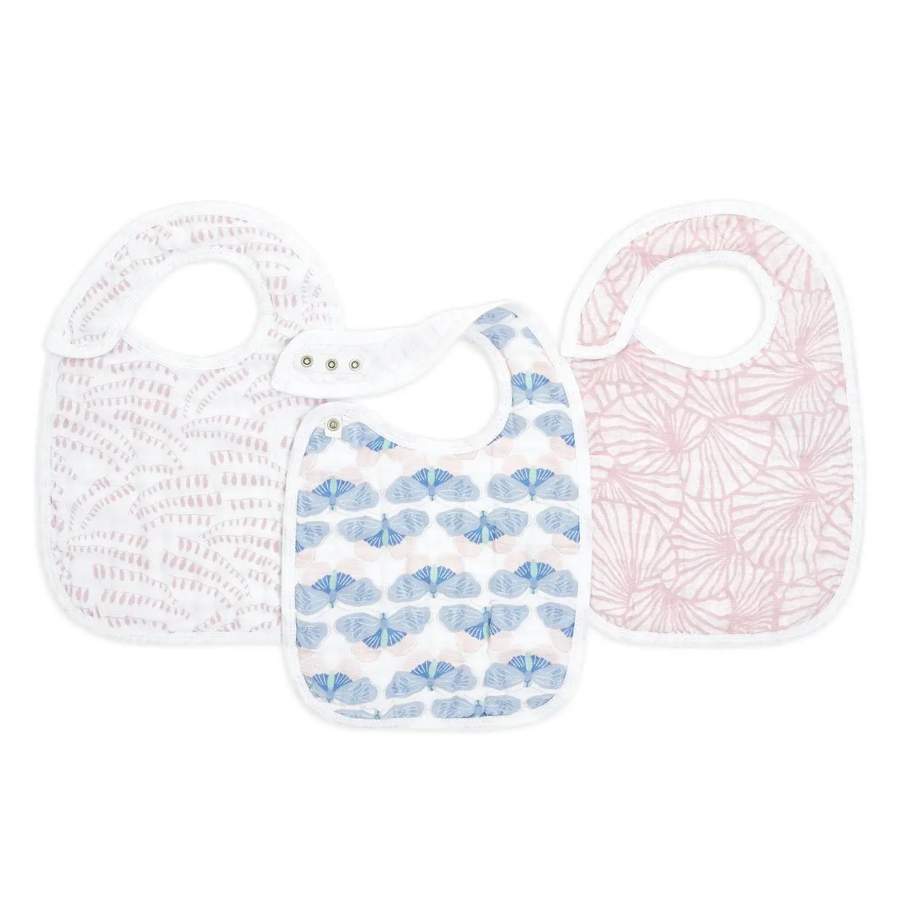 Aden Anais Deco 3 Pack Classic Snap Bibs