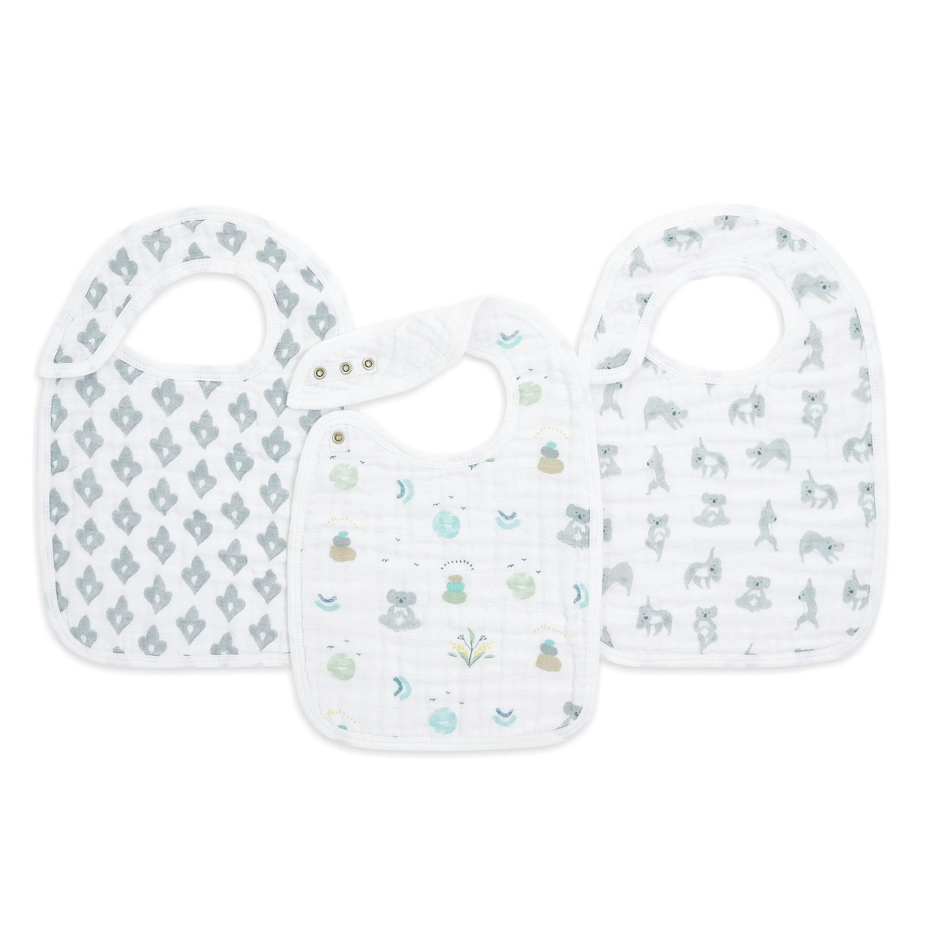 Aden Anais Now Zen 3-Pack Classic Snap Bibs