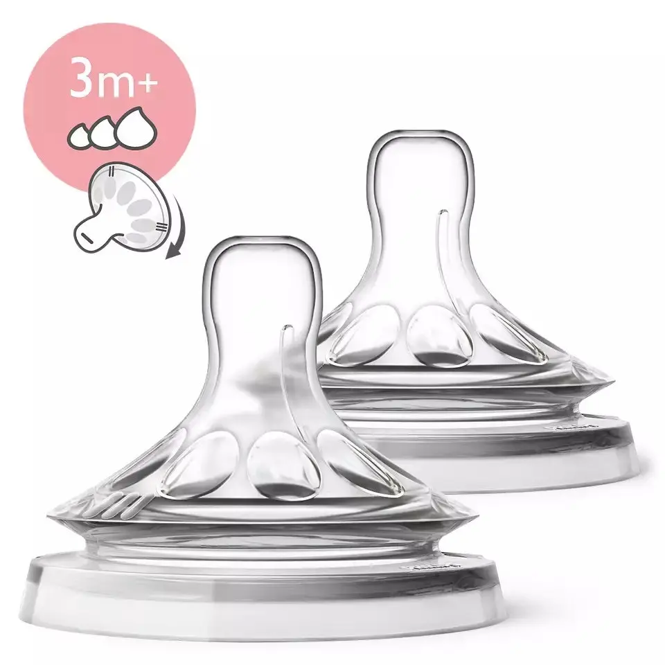 Avent Teat Natural Various Flow 6M+ 2Pk