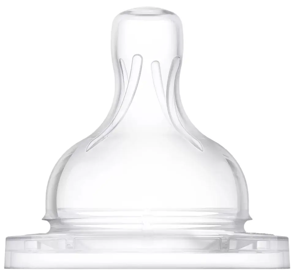 Avent Anti Colic Silicone Teat Twin Pk New Born