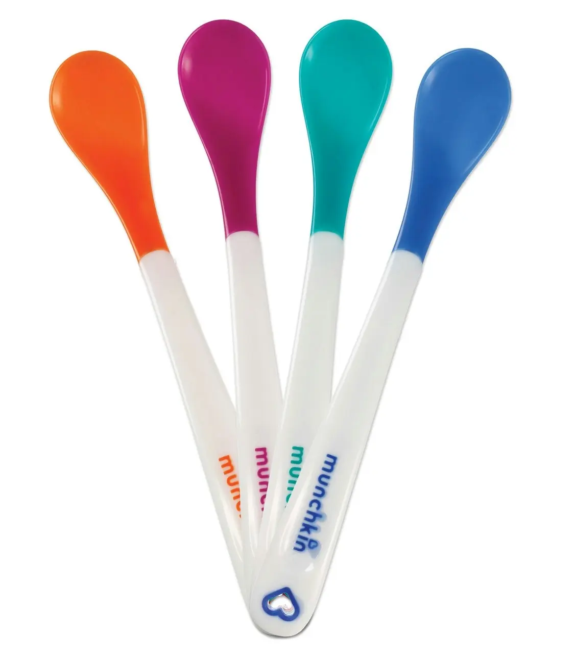 White Hot Infant Spoons - 4pk