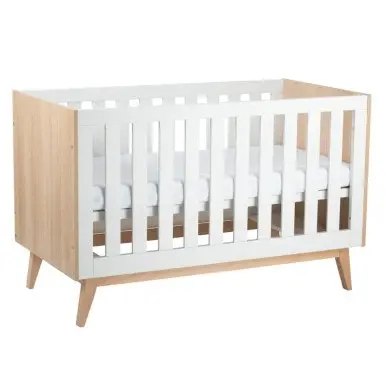 Babyrest Tommi Cot Oak/White 140X70Cm