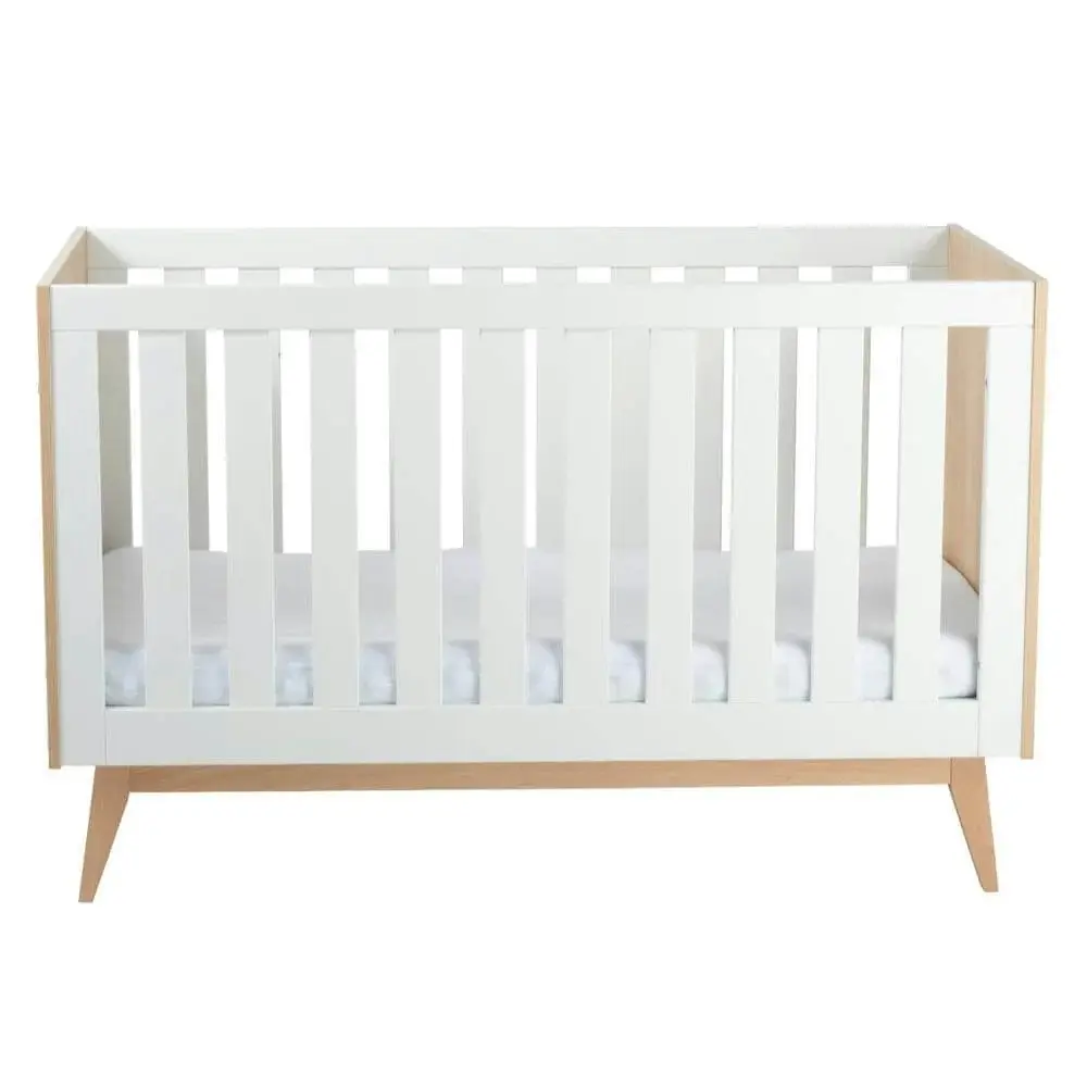 Babyrest Tommi Cot Oak/White 140X70Cm