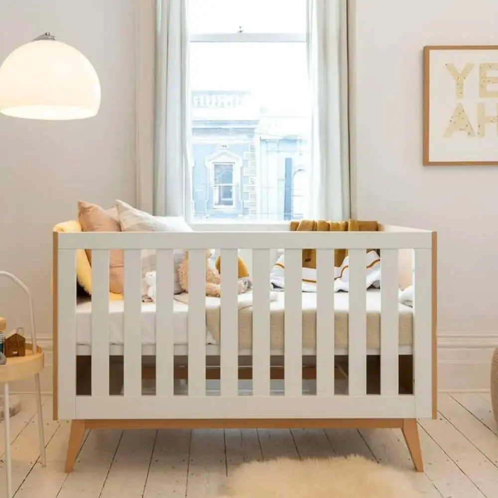 Babyrest Tommi Cot Oak/White 140X70Cm