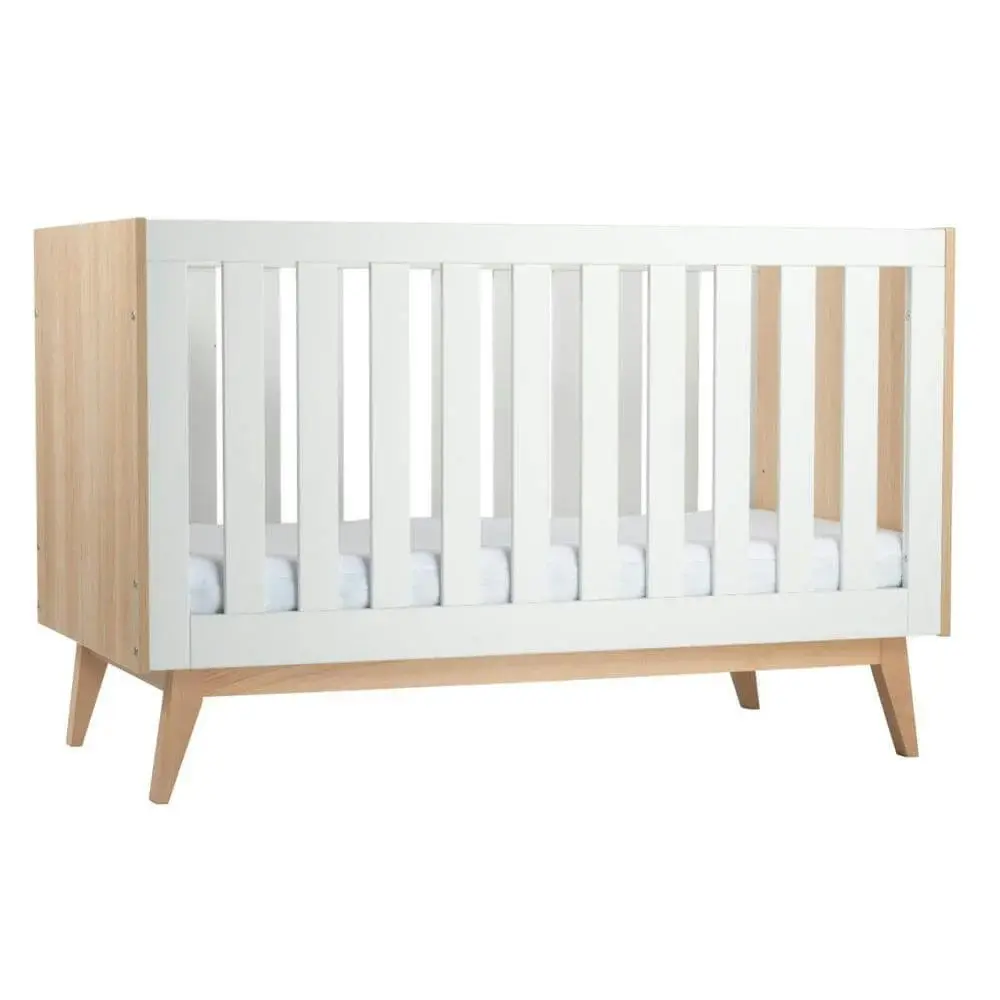 Babyrest Tommi Cot Oak/White 140X70Cm