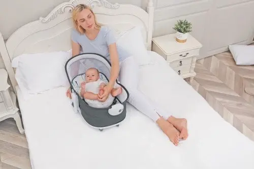 Love N Care 6-in-1 Eternity Bassinet - Grey