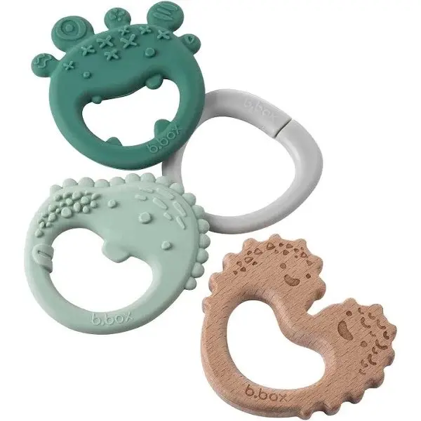 Trio Teether Sage