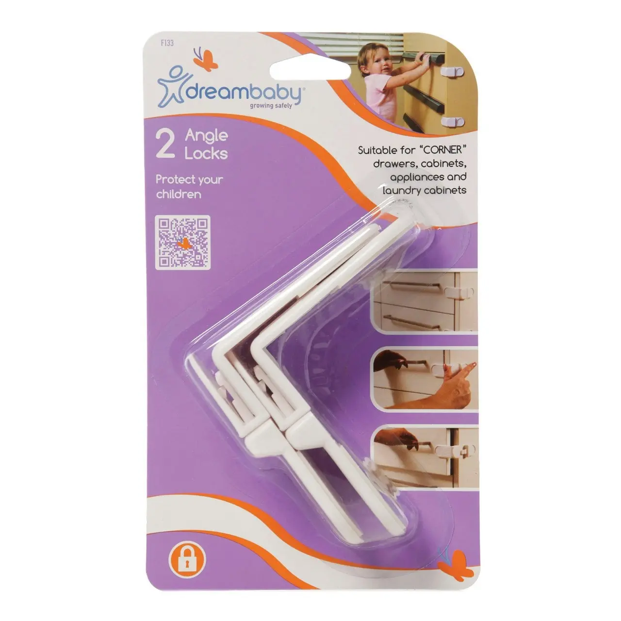 dreambaby Angle Lock 2 Pack