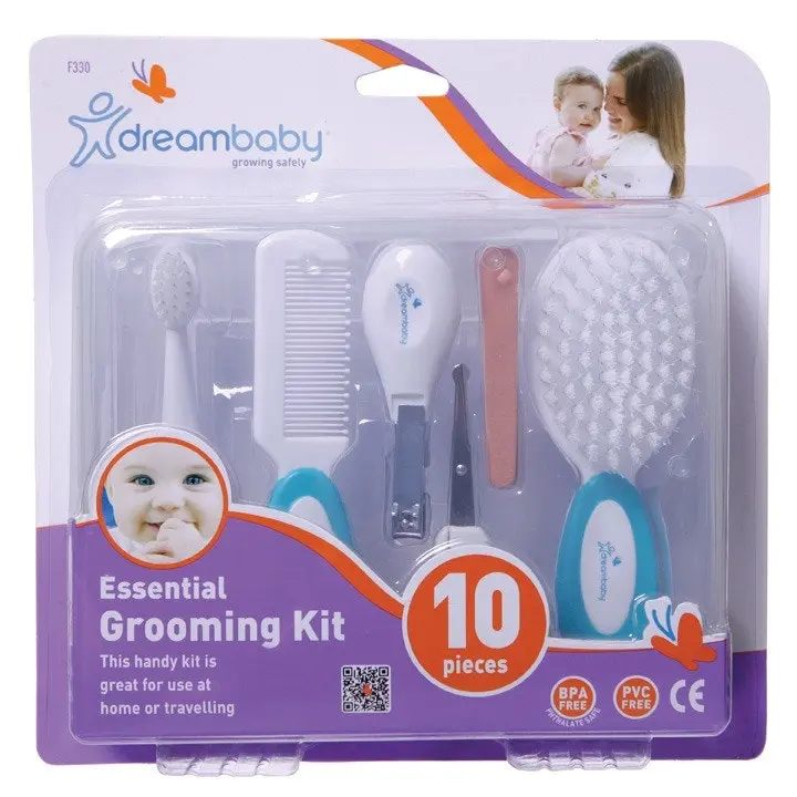 dreambaby Grooming Kit  Aqua 10 Pieces