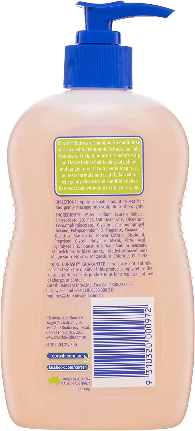 Curash Gentle Shampoo & Conditioner 400ml