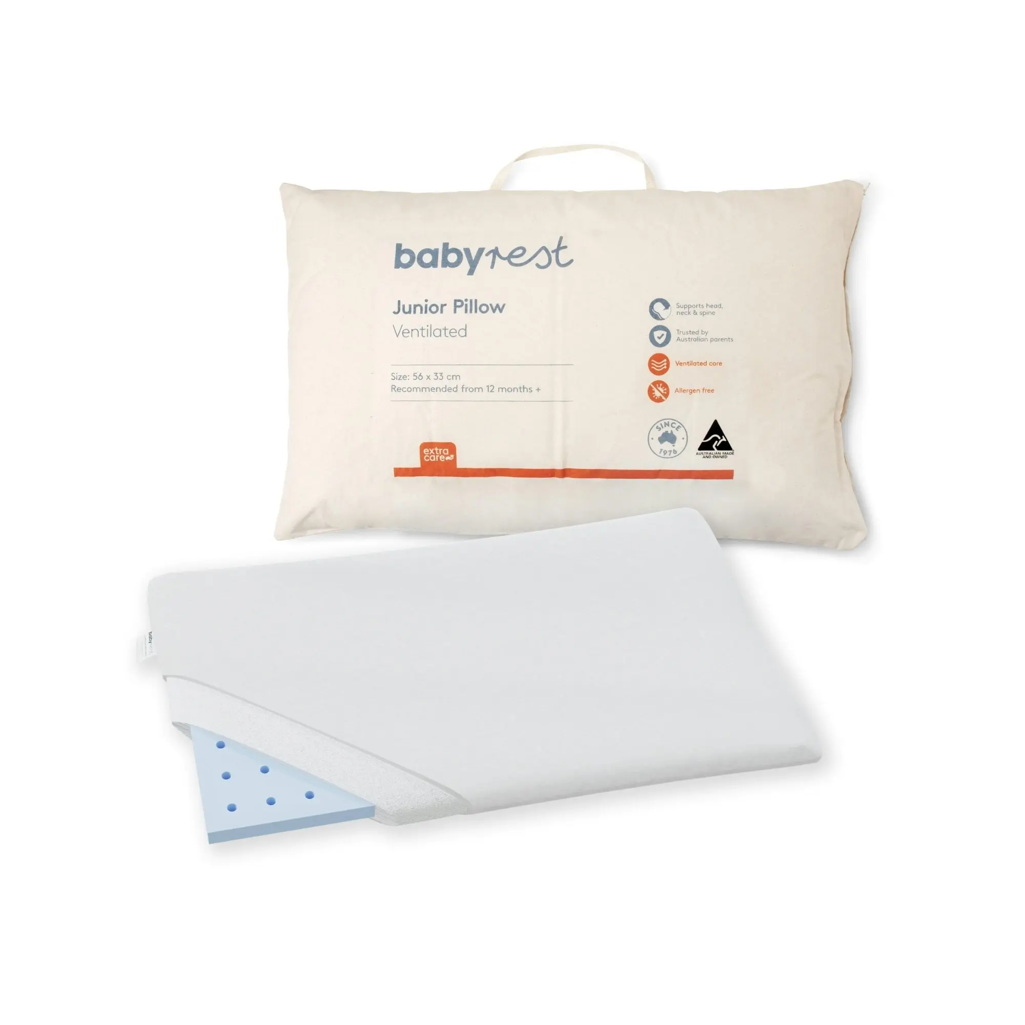 Babyrest Junior Pillow - Ventilated Core