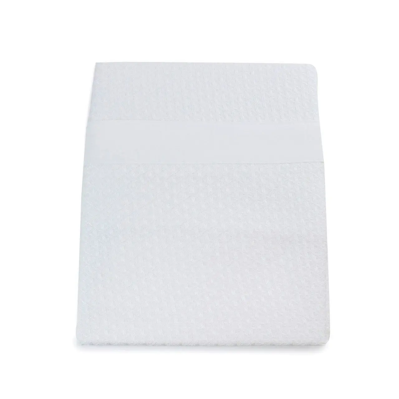 Bubba Blue White Bamboo Cot Waffle Blanket