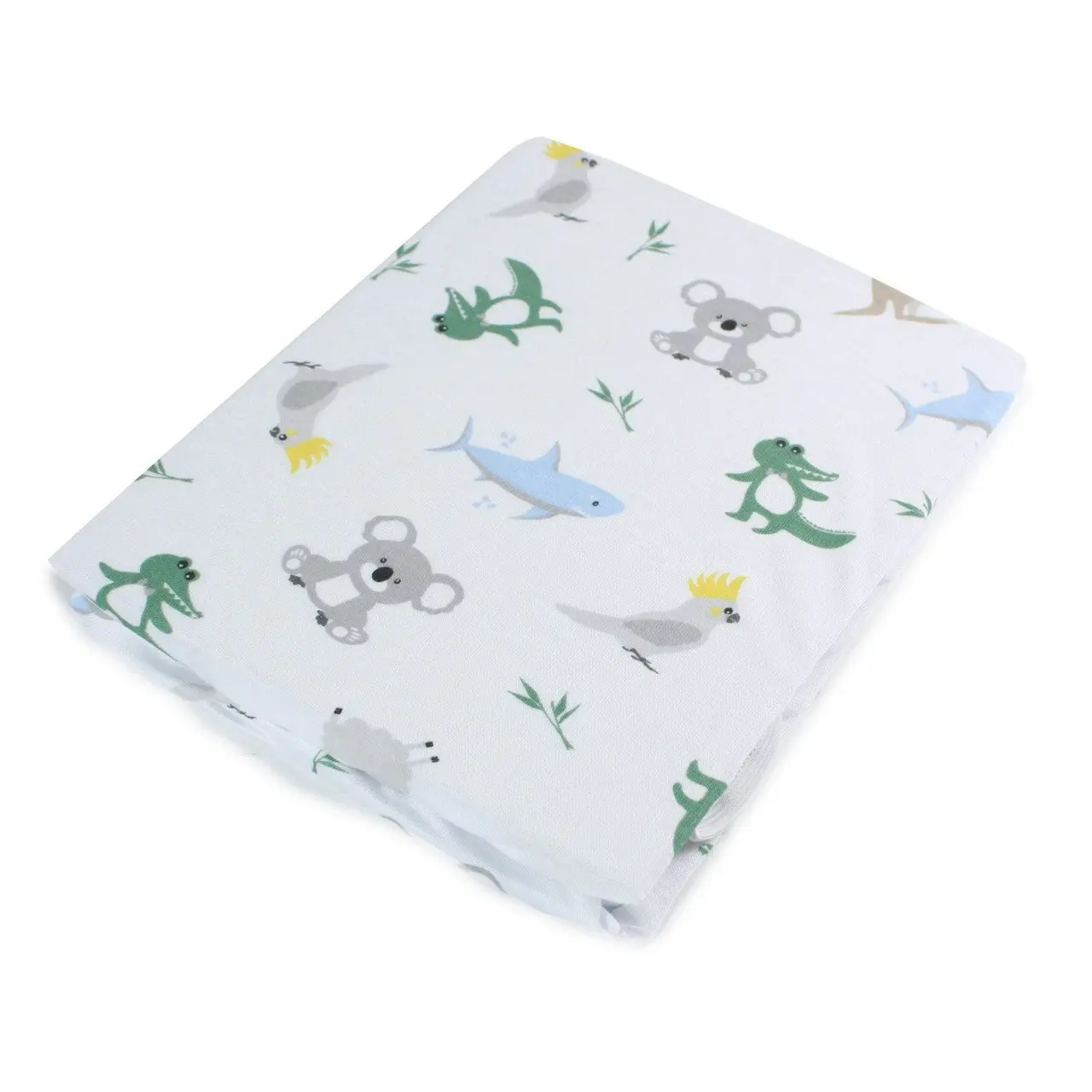 Bubba Blue Aussie Animal Bassinet Fitted Sheet