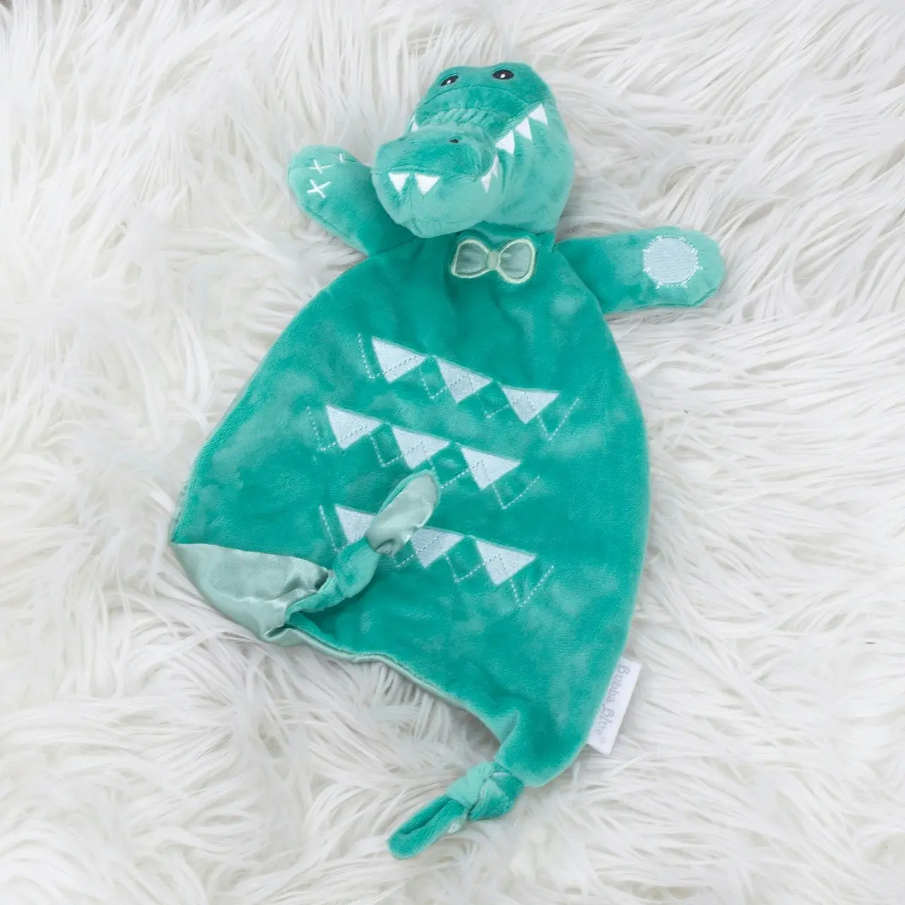 Bubba Blue Crocodile Security Blanket