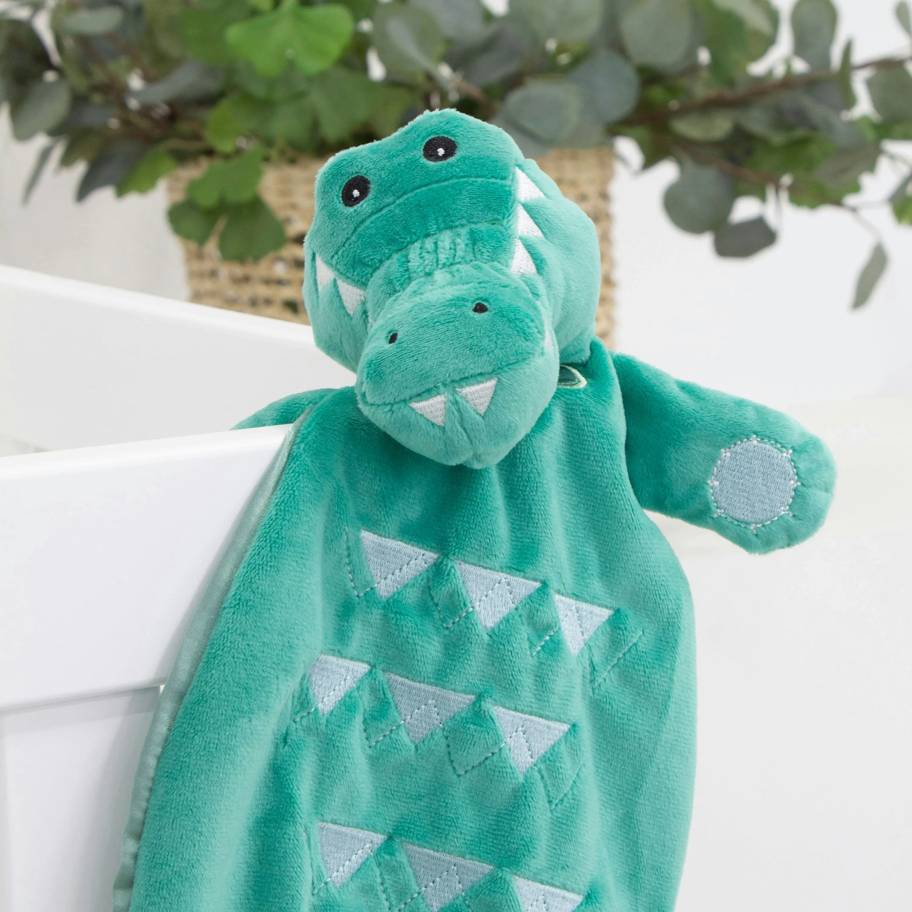 Bubba Blue Crocodile Security Blanket