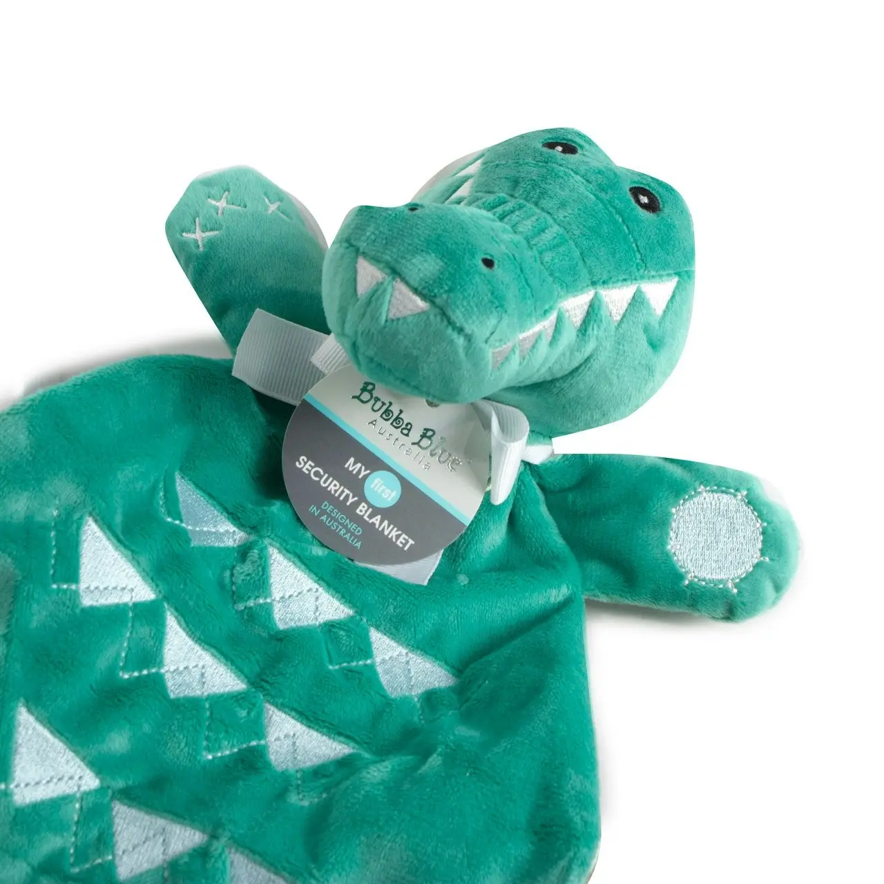 Bubba Blue Crocodile Security Blanket