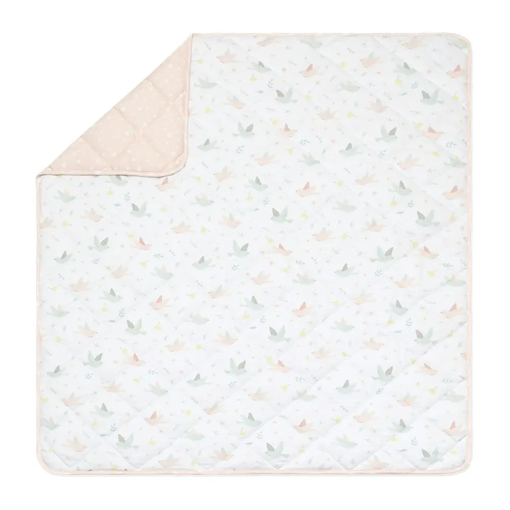 Jersey Cot Comforter Ava/Blush Floral