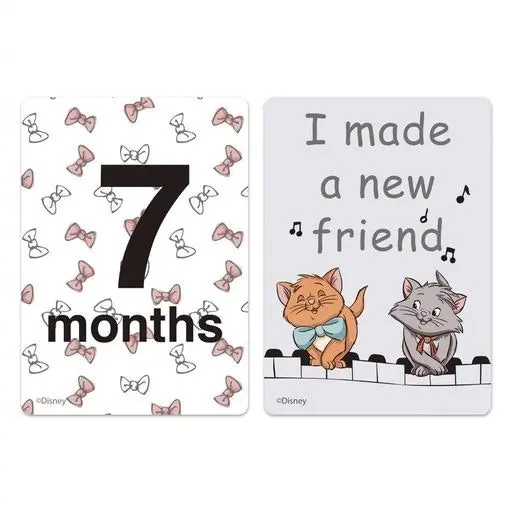 Disney Baby Aristocats Milestone Cards