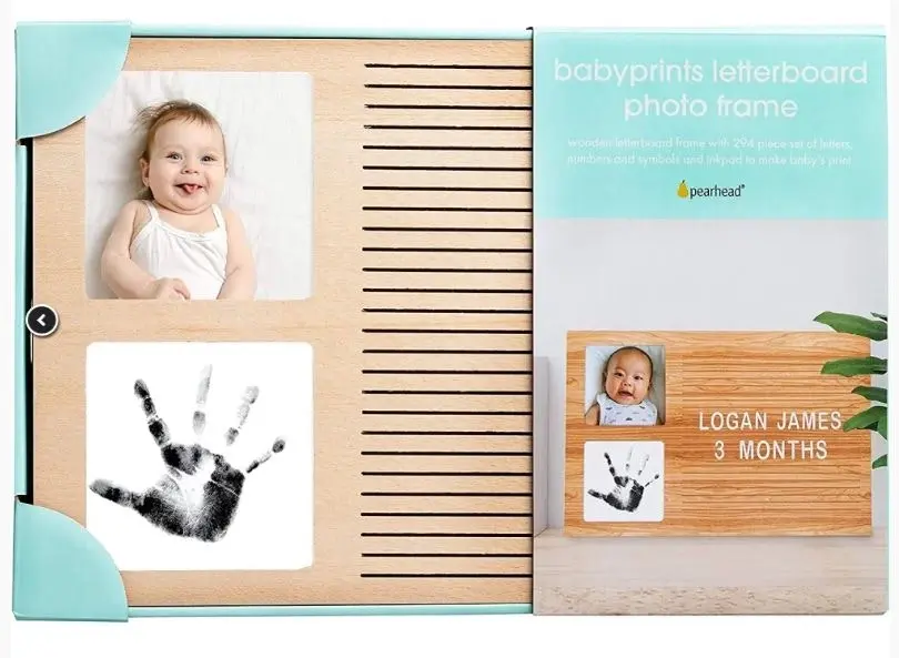 Pearhead Babyprints Letterboard Frame