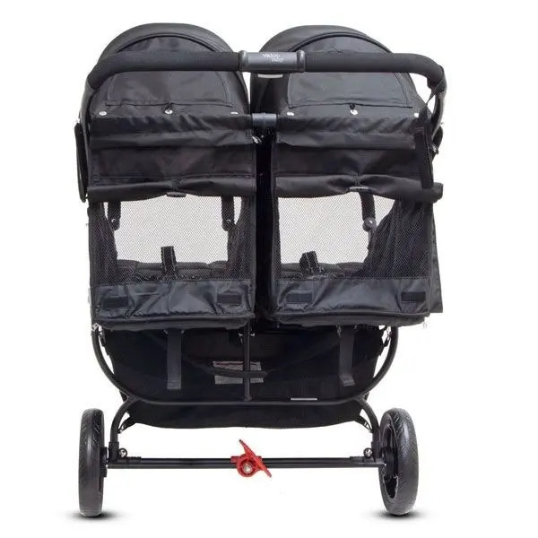 Valco Baby Snap Duo Blk Bty 4Wheel 2Seat Stroller