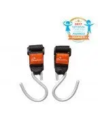 dreambaby Ezy-Fit Stroller Hooks 2 Pack Silver