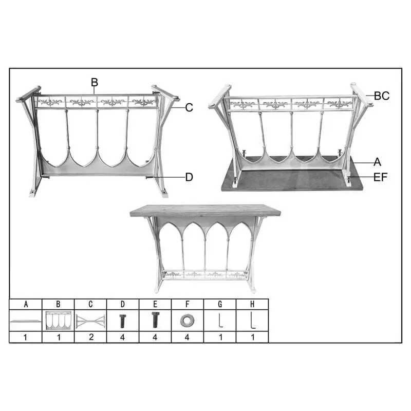 Willow & Silk 120cm Martinique Wooden Console Table