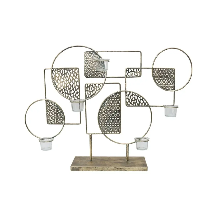 Willow & Silk Abstract Hives Statement 5 Candle Holder