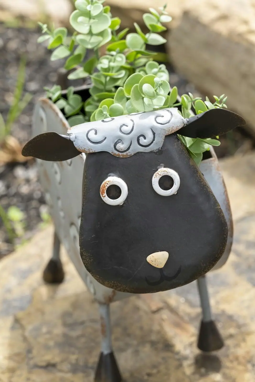 Glamour Metal Sheep Garden Planter