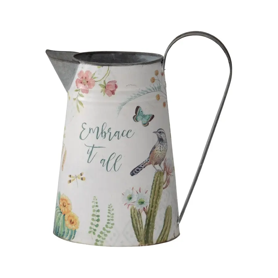 Willow & Silk 22.5cm Embrace Tall Nature Garden/Flower Jug/Pot w/ Handle