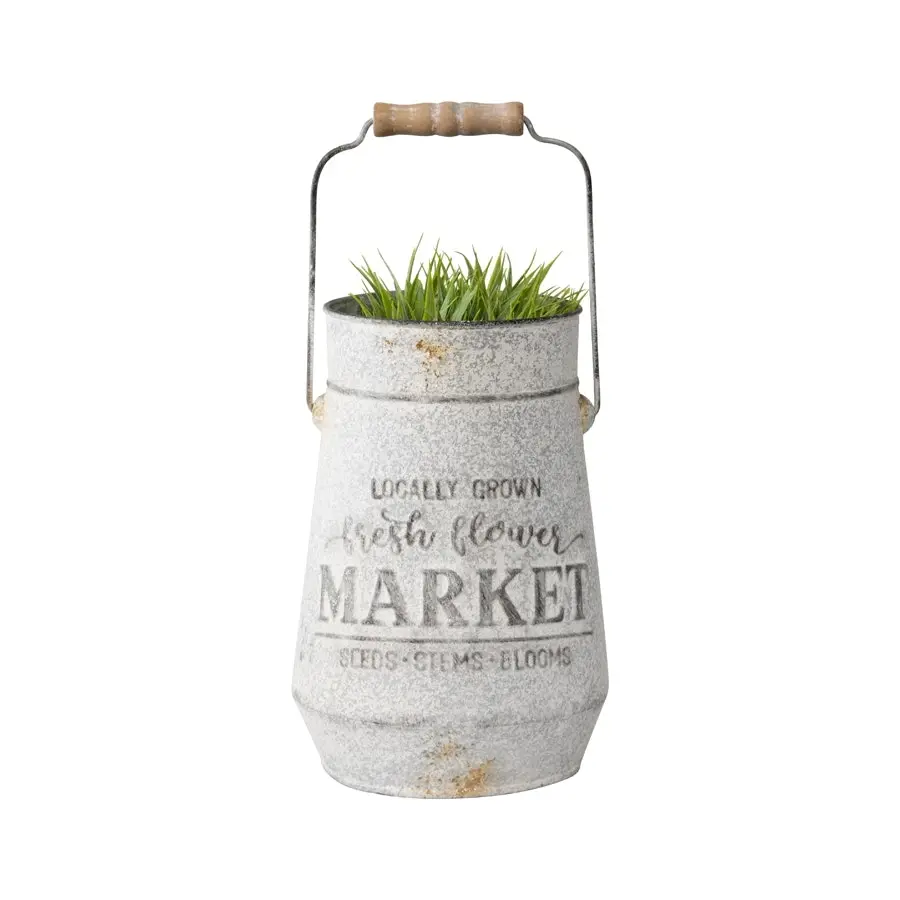 Willow & Silk Country Pot 26cm 'Market' Garden Planter