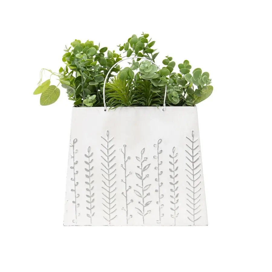 Willow & Silk Hamptons Handbag Flower Pot Planter