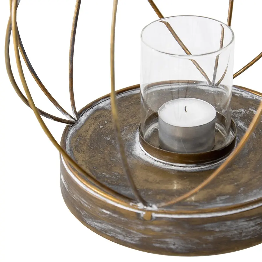 Circular Pillar Candle Holders w/Bird