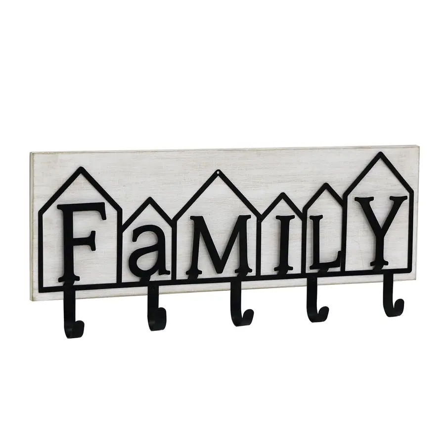 Willow & Silk 'Family' 5-Hook Coat Hanger