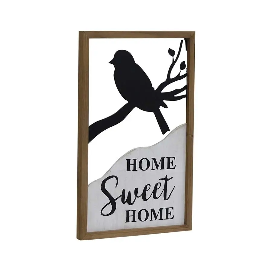 Willow & Silk 'Home Sweet Home' Sign Framed Wall Art