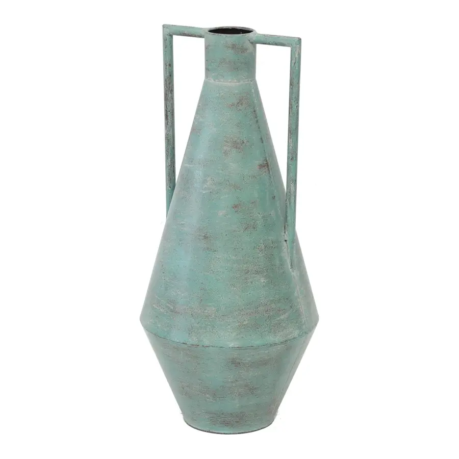 Willow & Silk Tall Aqua Urn Decorative Pot Ornament