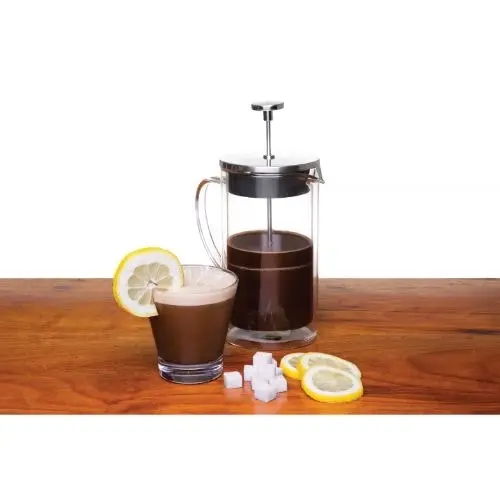 Tramontina Coffee & Tea Coffee Plunger, 3cups, Double Wall Glass