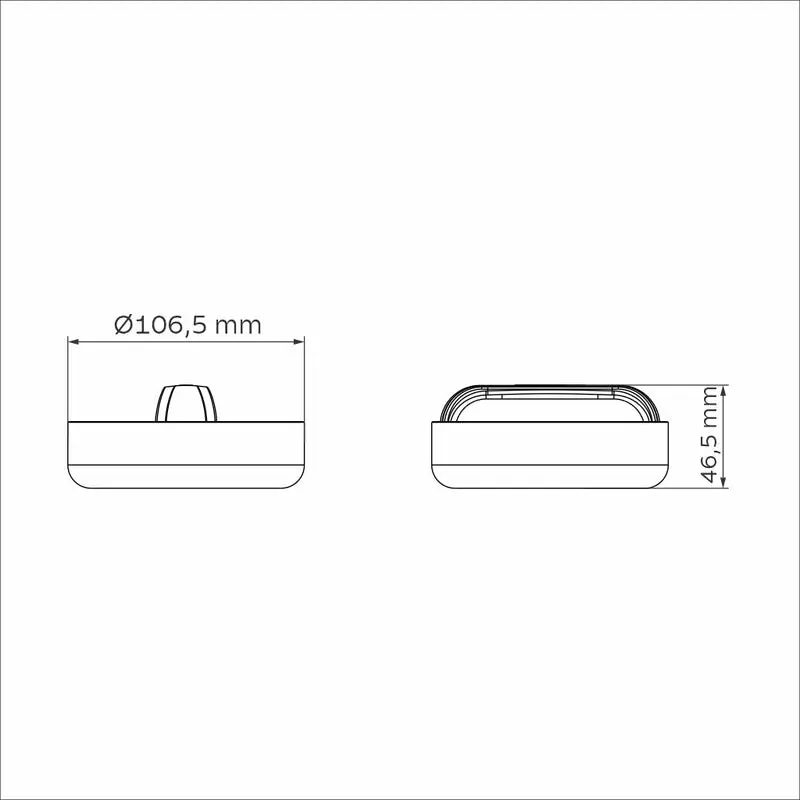 Tramontina Black Burger Hamburger Press in Black Polyprolylene with Aluminum Base