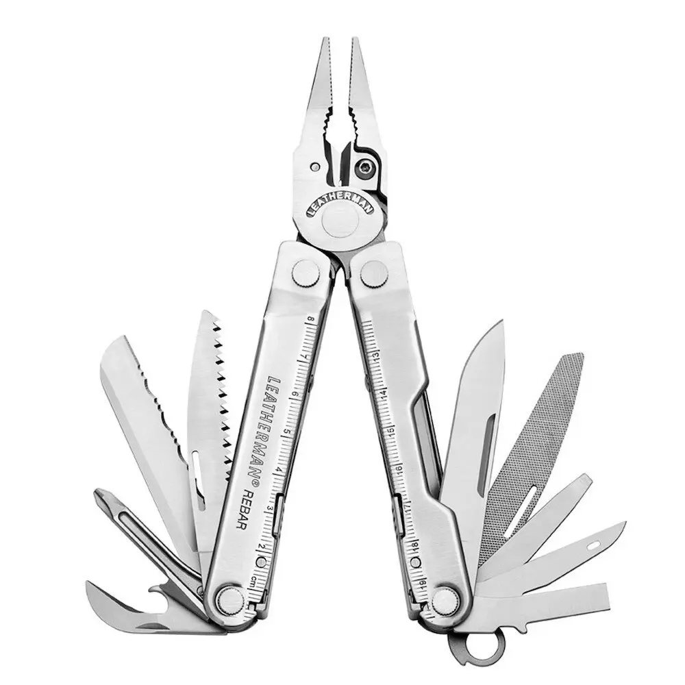 Leatherman Rebar Stainless Steel Multi-Tool & Leather Sheath