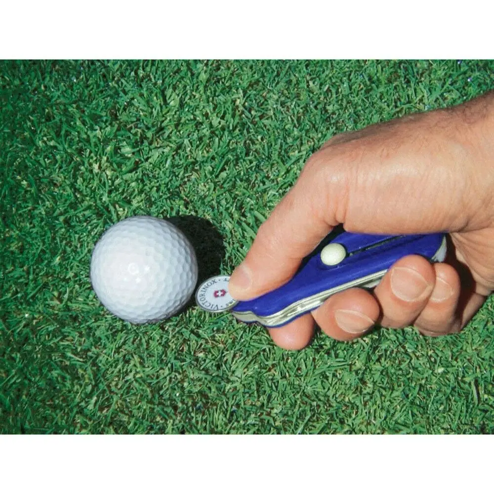 Victorinox Swiss Army Knife Sport Golf Tool Marker Divot Repair | Blue